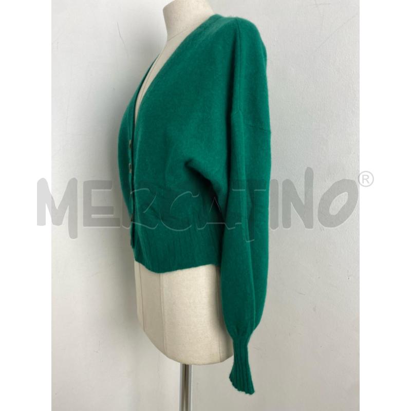CARDIGAN DONNA ABSOLUT CASHMERE VERDE  | Mercatino dell'Usato Torino c.so traiano 4