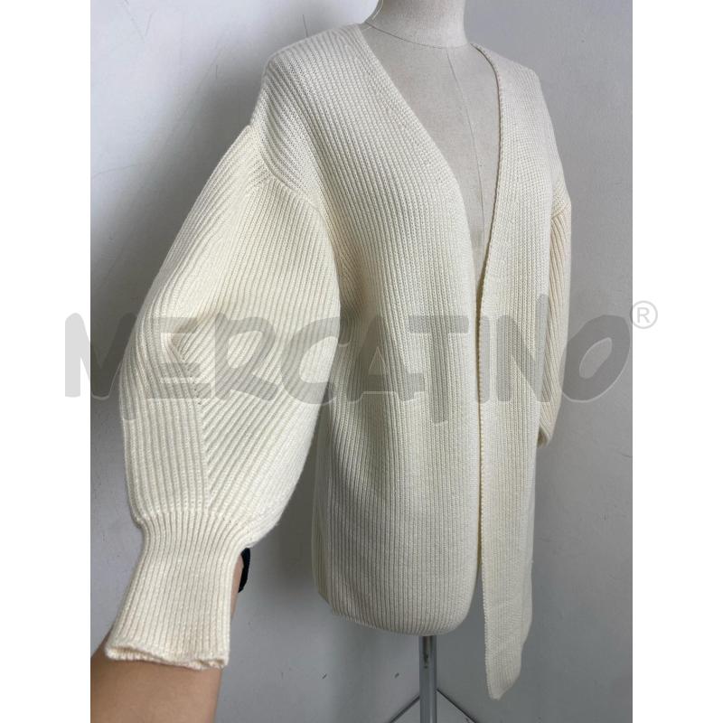 CARDIGAN DONNA SIMONA CORSELLINI PANNA  | Mercatino dell'Usato Torino c.so traiano 2