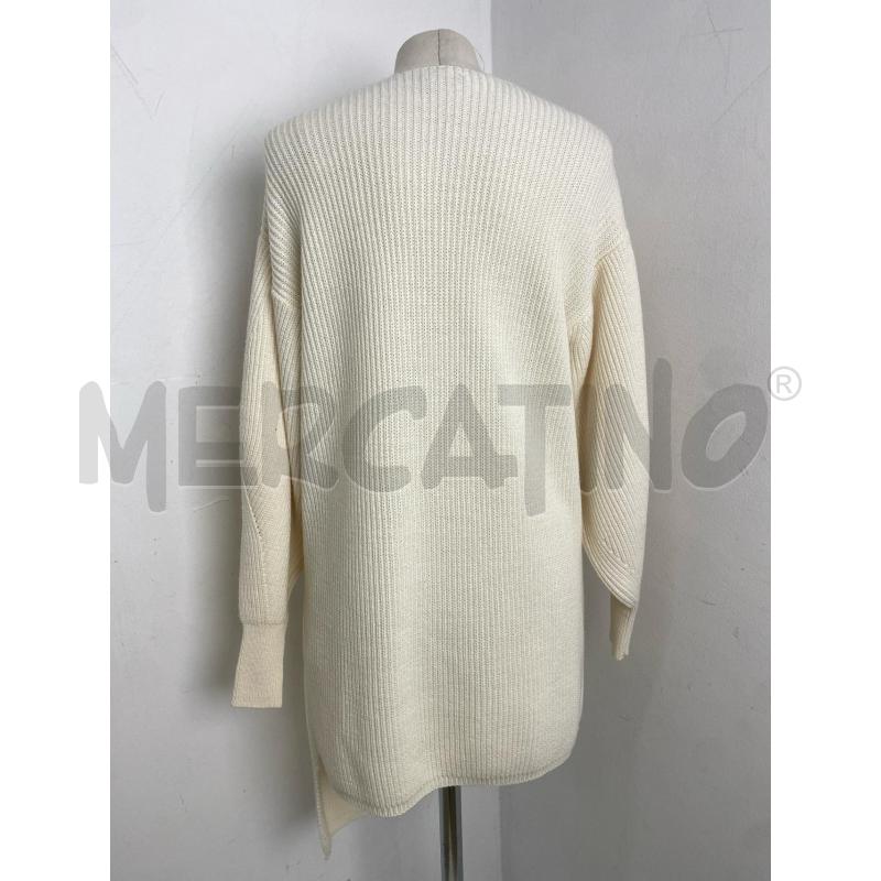 CARDIGAN DONNA SIMONA CORSELLINI PANNA  | Mercatino dell'Usato Torino c.so traiano 3