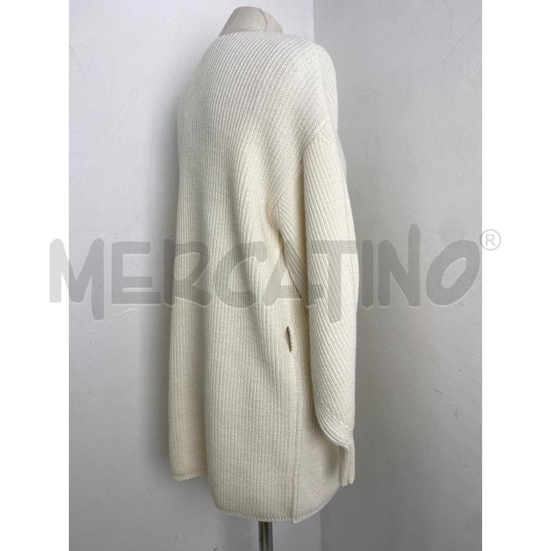 CARDIGAN DONNA SIMONA CORSELLINI PANNA  | Mercatino dell'Usato Torino c.so traiano 4