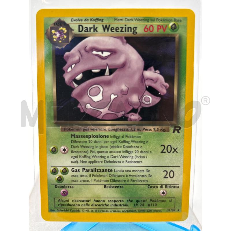 CARTA POKEMON DARK WEEZING 31 / 82 | Mercatino dell'Usato Torino c.so traiano 1