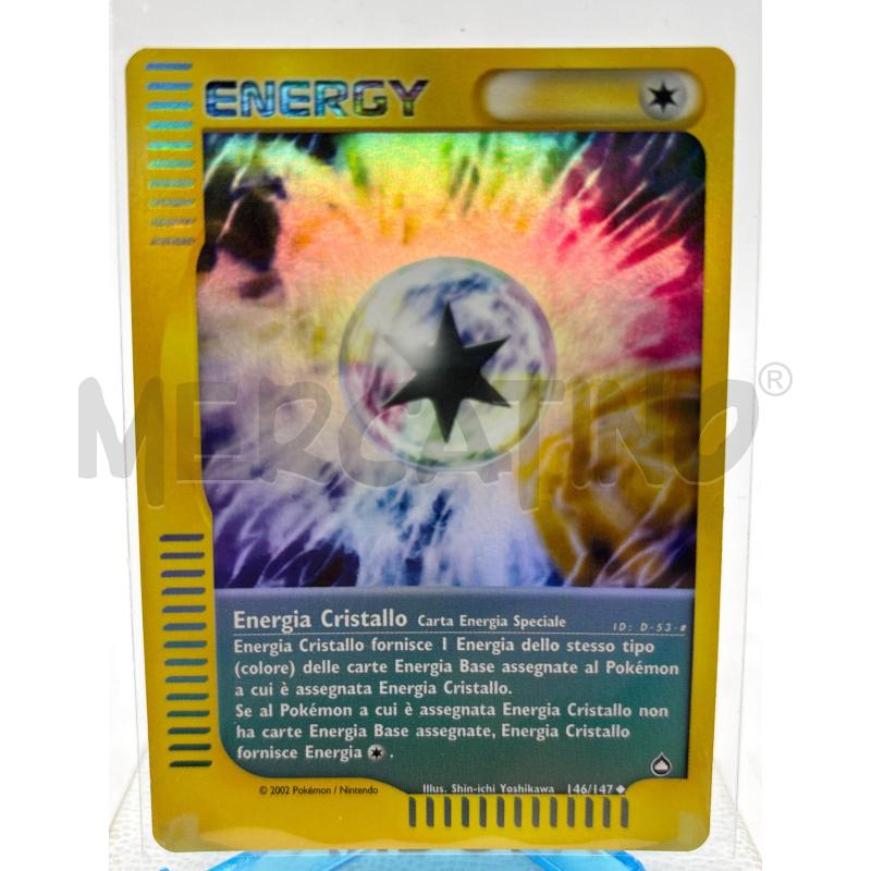 CARTA POKEMON ENERGIA CRISTALLO  146 / 147 | Mercatino dell'Usato Torino c.so traiano 1