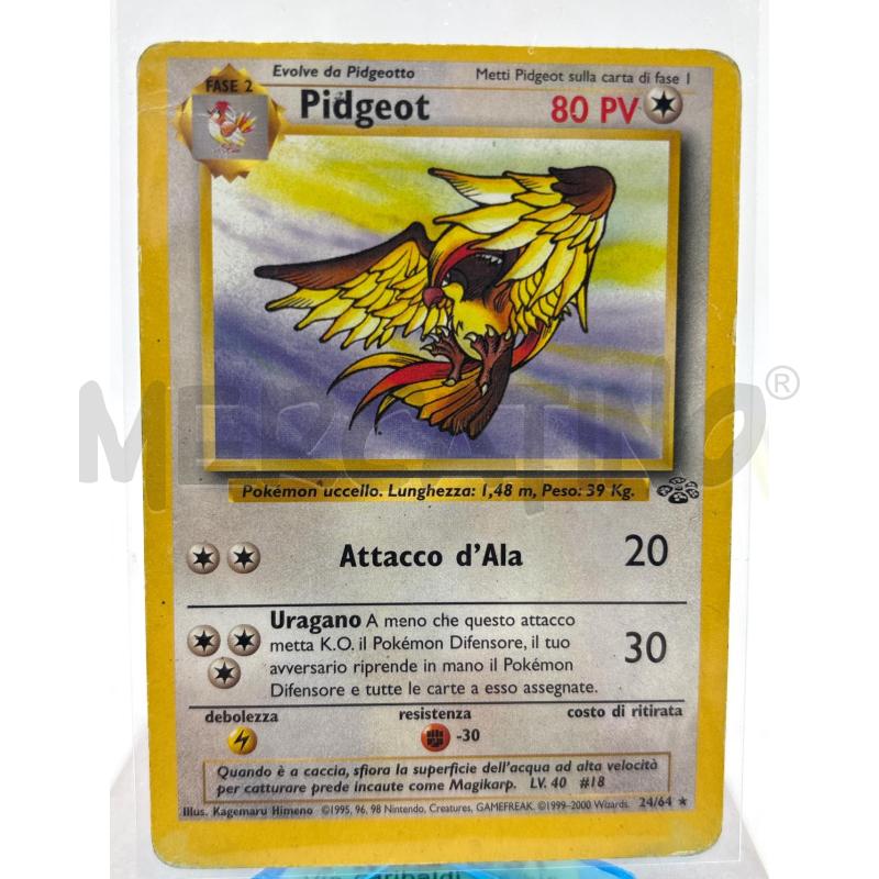 CARTA POKEMON PIDGEOT ERRORE DI STAMPA  | Mercatino dell'Usato Torino c.so traiano 1