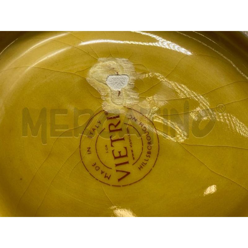 CESTO GALLINA CERAMICA VIETRI | Mercatino dell'Usato Torino c.so traiano 4
