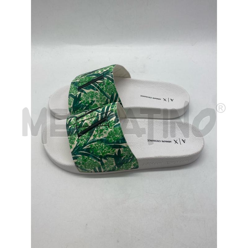 CIABATTE DONNA ARMANI EXCHANGE VERDE | Mercatino dell'Usato Torino c.so traiano 2