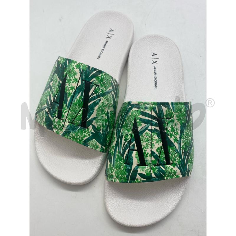 CIABATTE DONNA ARMANI EXCHANGE VERDE | Mercatino dell'Usato Torino c.so traiano 5