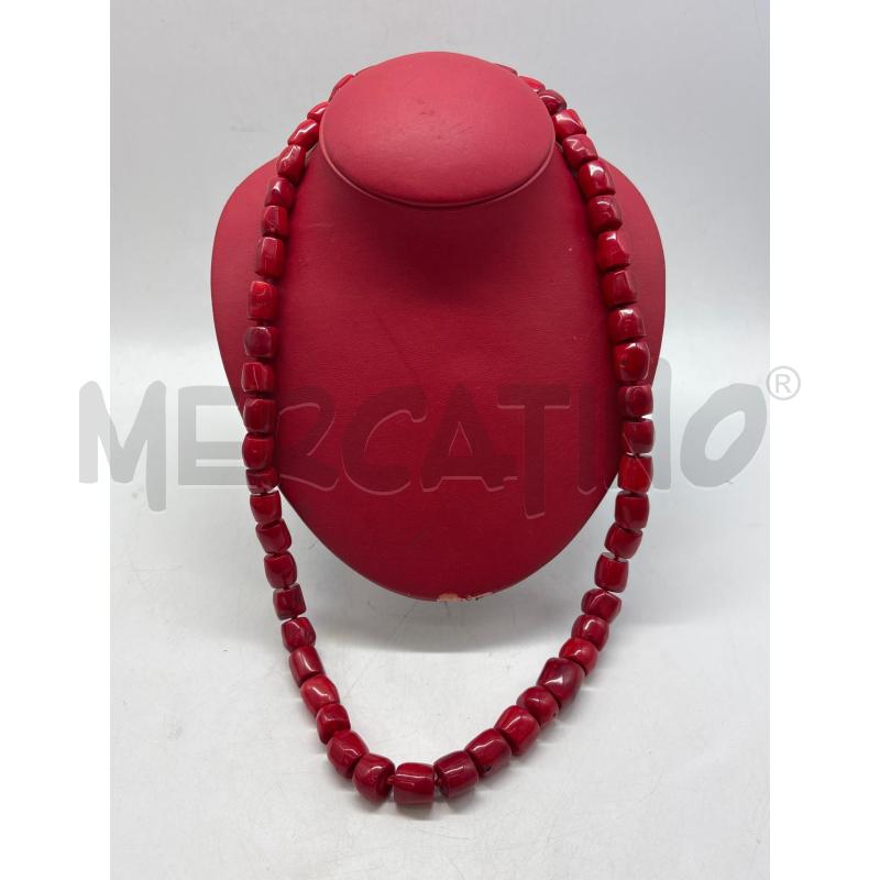 COLLANA CORALLO ROSSO | Mercatino dell'Usato Torino c.so traiano 1