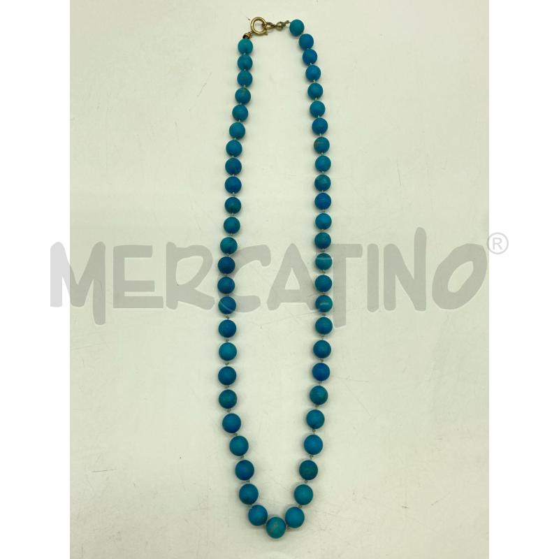 COLLANA HOWULITE BLU | Mercatino dell'Usato Torino c.so traiano 1