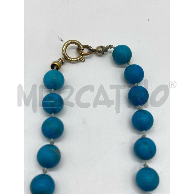 COLLANA HOWULITE BLU | Mercatino dell'Usato Torino c.so traiano 2