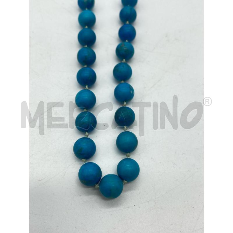 COLLANA HOWULITE BLU | Mercatino dell'Usato Torino c.so traiano 3