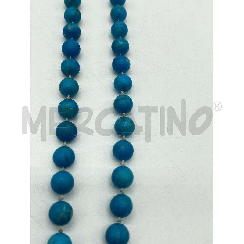 COLLANA HOWULITE BLU | Mercatino dell'Usato Torino c.so traiano 4