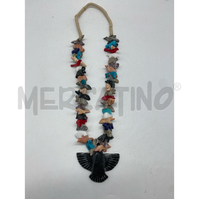 COLLANA IN PIETRA NATIVI AMERICANI  | Mercatino dell'Usato Torino c.so traiano 1