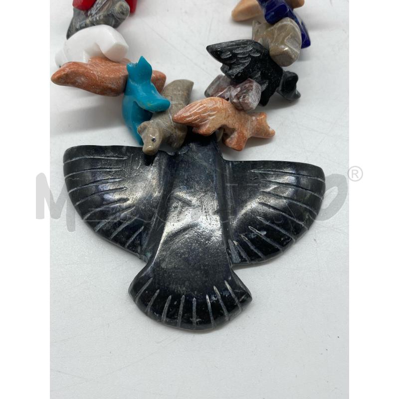 COLLANA IN PIETRA NATIVI AMERICANI  | Mercatino dell'Usato Torino c.so traiano 4