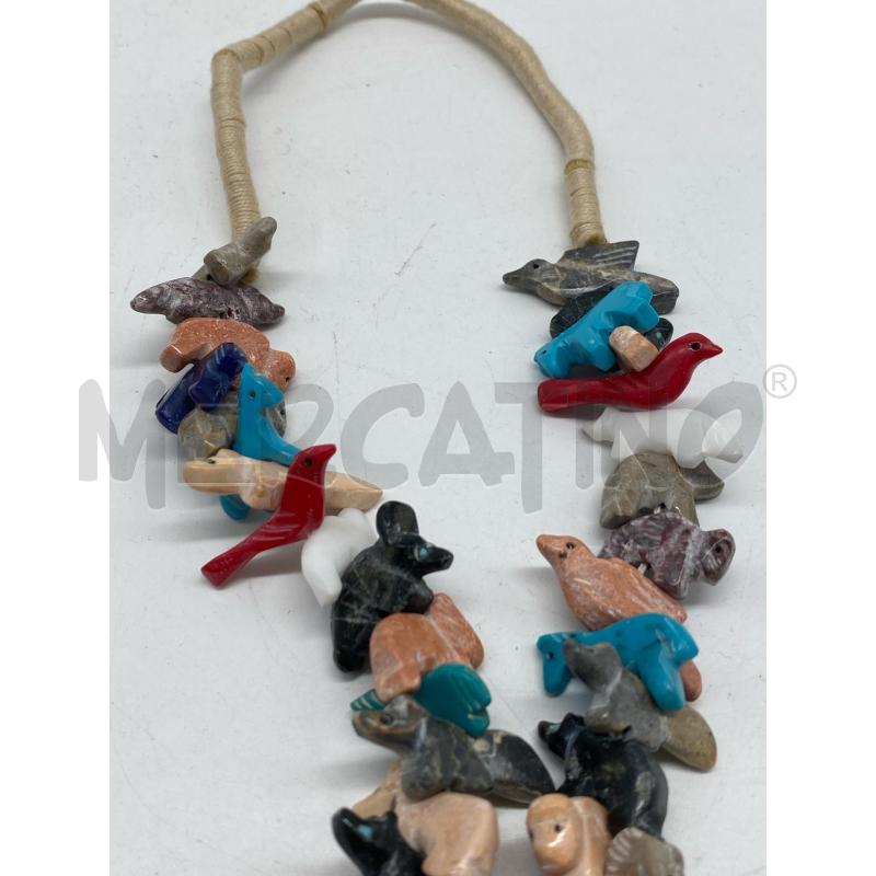 COLLANA IN PIETRA NATIVI AMERICANI  | Mercatino dell'Usato Torino c.so traiano 5