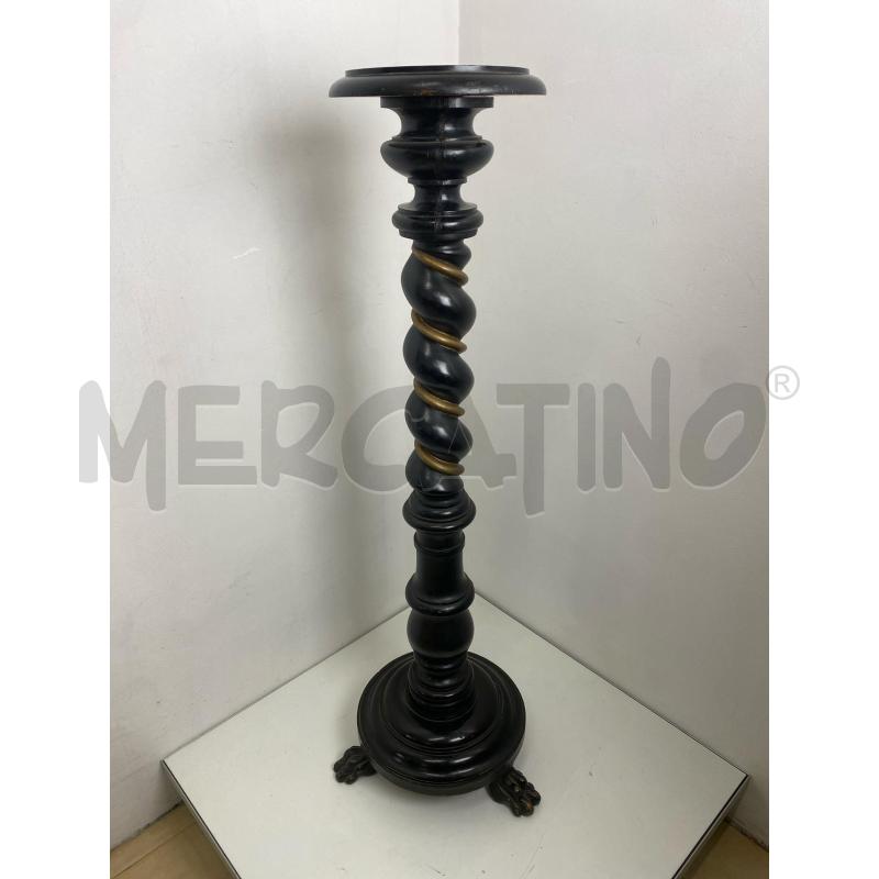 COLONNA PIANTANA LEGNO ANTICA  | Mercatino dell'Usato Torino c.so traiano 1