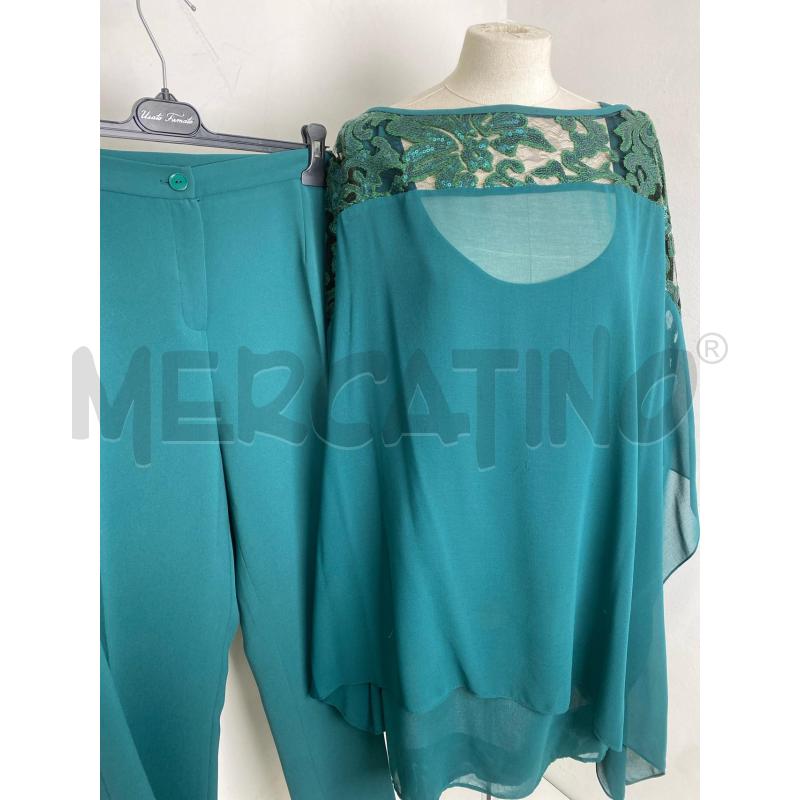 COMPLETO DONNA ELENA MIRÒ VERDE PETROLIO | Mercatino dell'Usato Torino c.so traiano 1