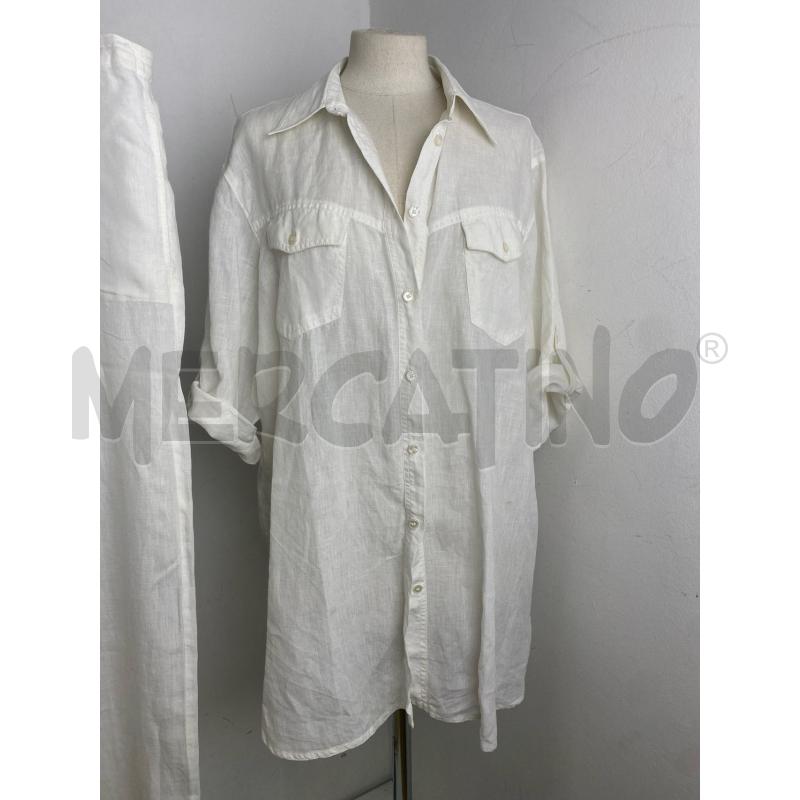 COMPLETO DONNA MARELLA PURO LINO BIANCO | Mercatino dell'Usato Torino c.so traiano 2
