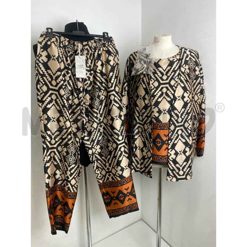 COMPLETO DONNA OLTRE PANT+MAGL+KIMON BEIG NER | Mercatino dell'Usato Torino c.so traiano 1