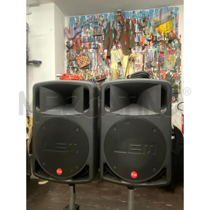 COPPIA CASSE AMPLIFICATE LEM D400A | Mercatino dell'Usato Torino c.so traiano 1