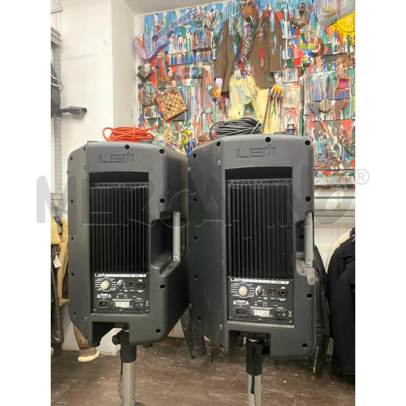COPPIA CASSE AMPLIFICATE LEM D400A | Mercatino dell'Usato Torino c.so traiano 2