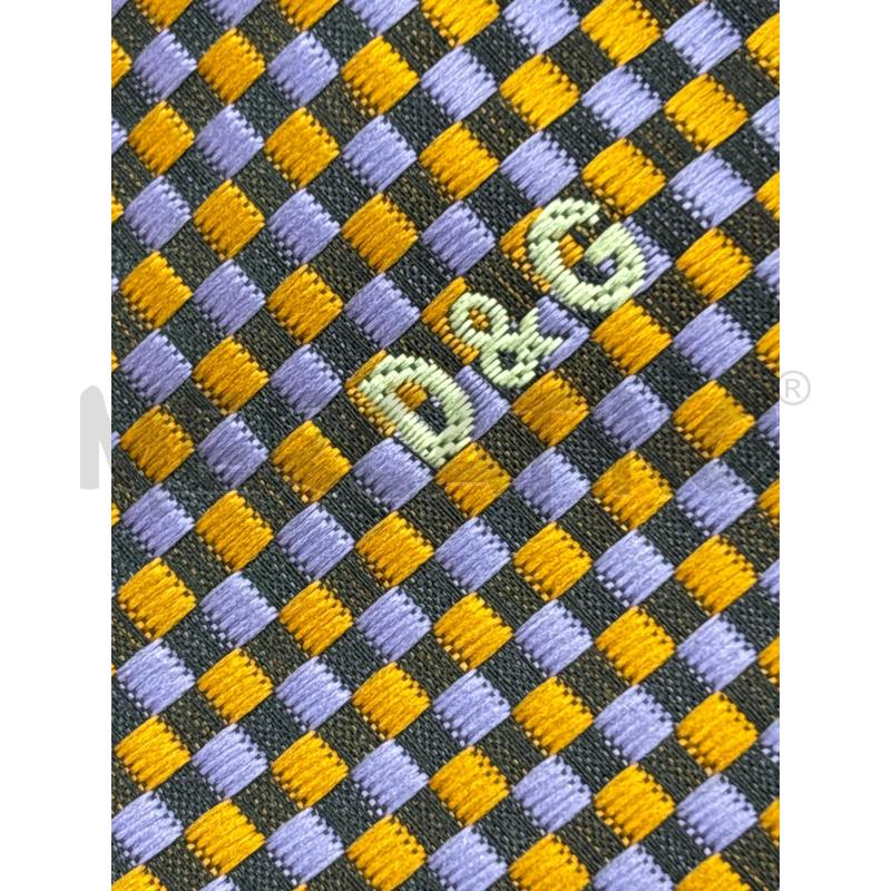 CRAVATTA DOLCE&GABBANA ARANCIO VIOLA | Mercatino dell'Usato Torino c.so traiano 2