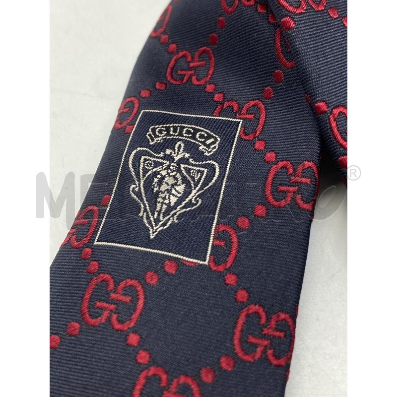 CRAVATTA GUCCI BLU ROSSO | Mercatino dell'Usato Torino c.so traiano 2