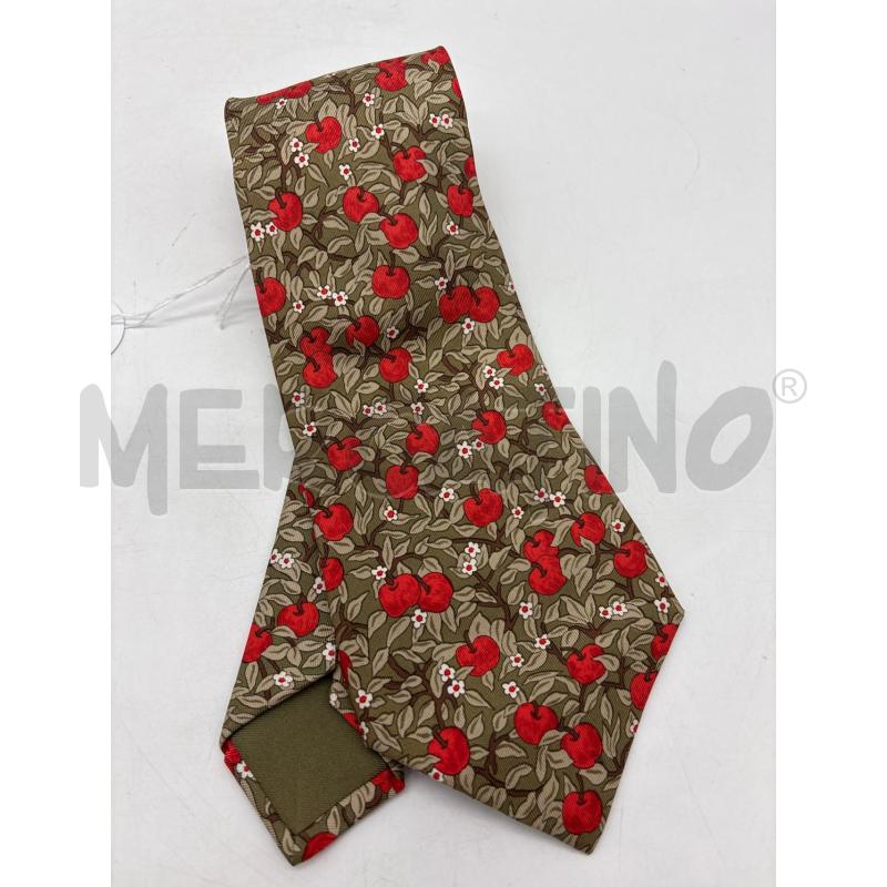 CRAVATTA HERMES MARRONE FANTASIA | Mercatino dell'Usato Torino c.so traiano 1