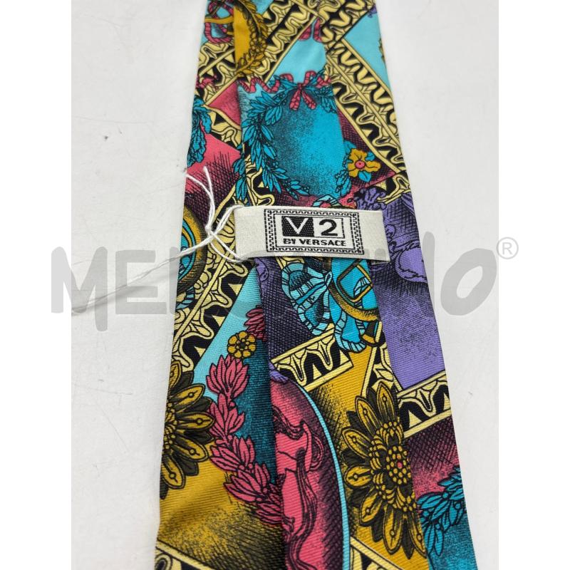 CRAVATTA VERSACE MULTICOLORE | Mercatino dell'Usato Torino c.so traiano 2