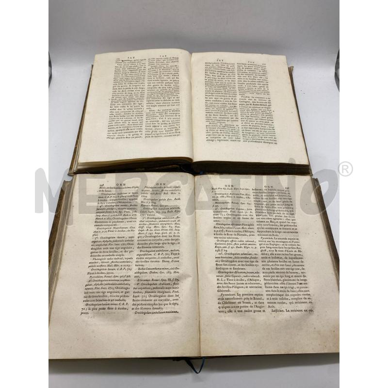 DICTIONNAIRE DES JARDINIERS 1785 2 VOL. | Mercatino dell'Usato Torino c.so traiano 2