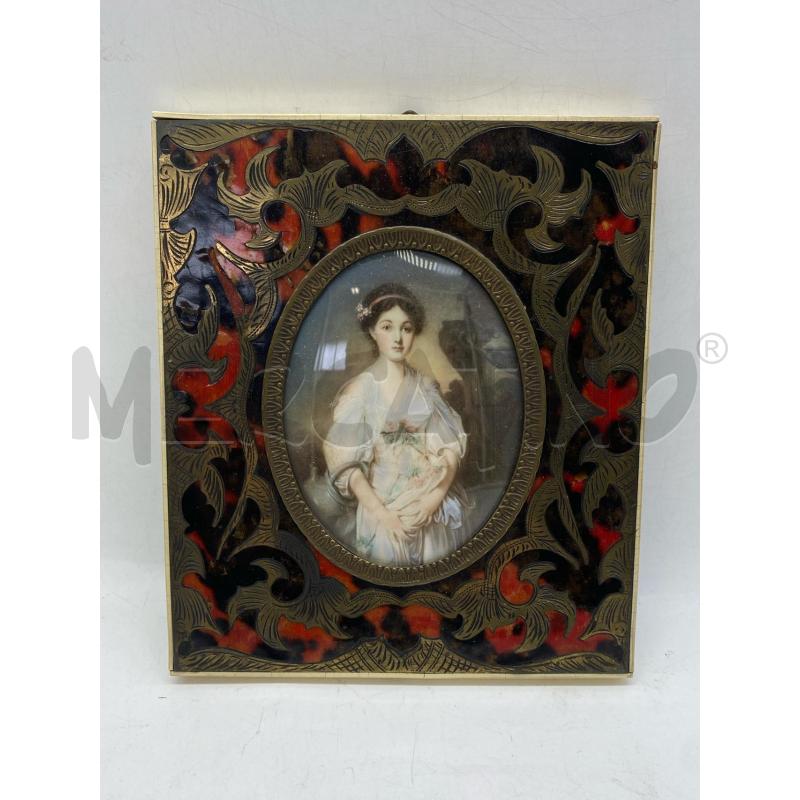 DIPINTO MINIATURA VITTORIANA | Mercatino dell'Usato Torino c.so traiano 1
