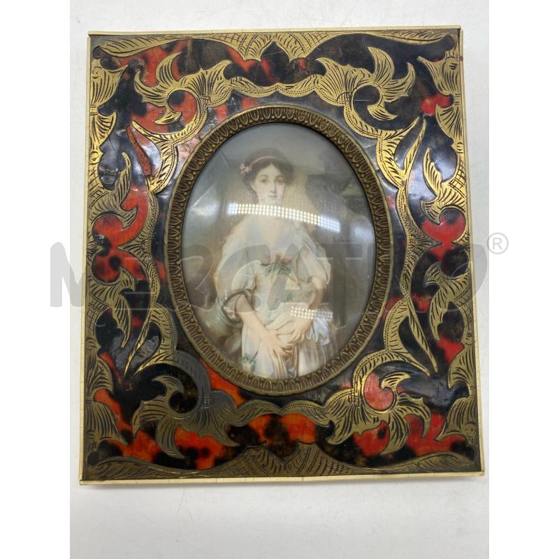 DIPINTO MINIATURA VITTORIANA | Mercatino dell'Usato Torino c.so traiano 5
