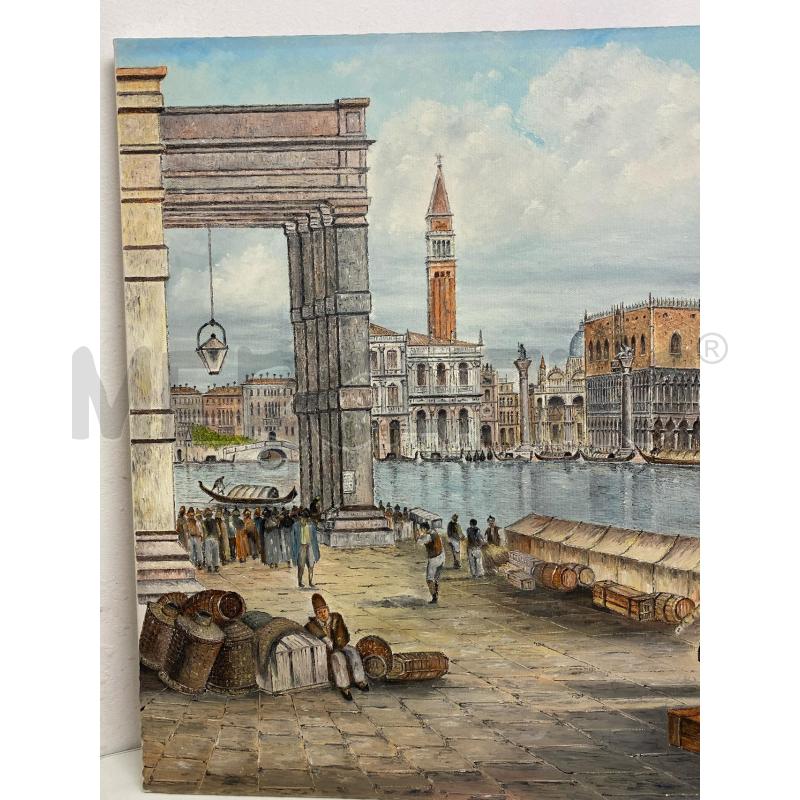DIPINTO OLIO SU TELA VENEZIA R.FRIZZIERO | Mercatino dell'Usato Torino c.so traiano 2