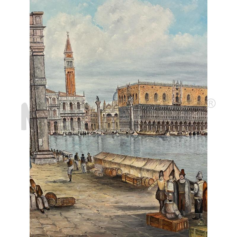 DIPINTO OLIO SU TELA VENEZIA R.FRIZZIERO | Mercatino dell'Usato Torino c.so traiano 4