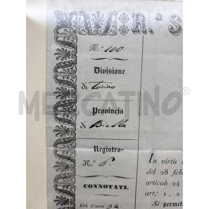 DOCUMENTO MANIFESTO PORTO D'ARMI POLIZIA GENERALE | Mercatino dell'Usato Torino c.so traiano 4