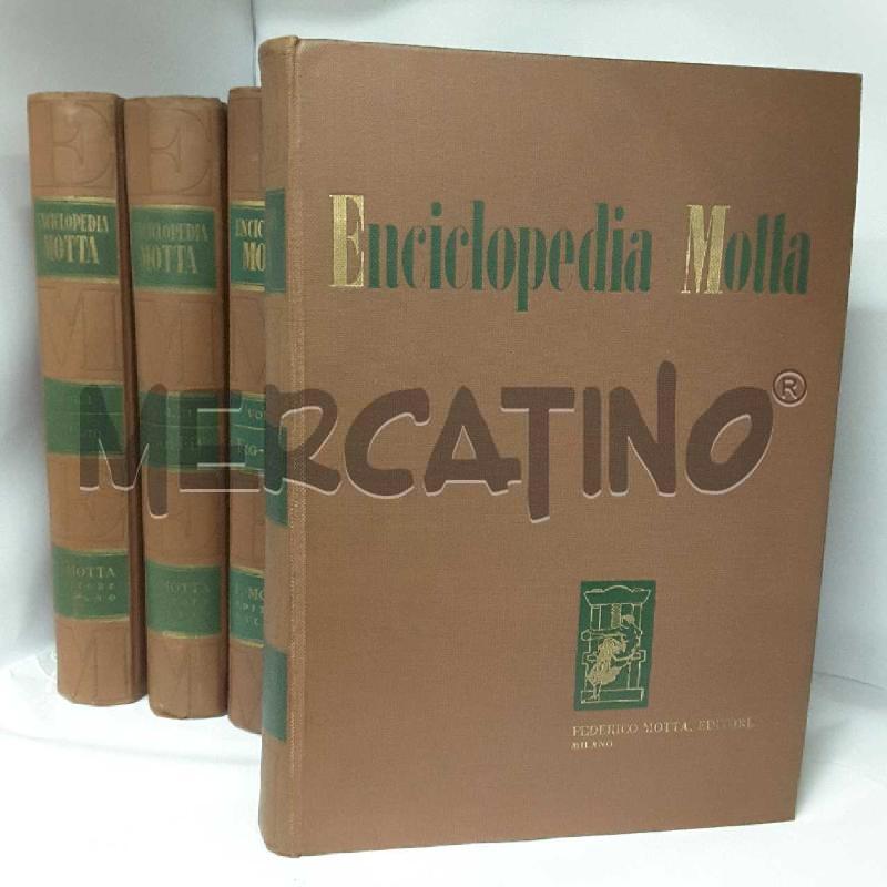 ENCICLOPEDIA MOTTA PRIMA EDIZIONE 1953 5 VOL | Mercatino dell'Usato Torino c.so traiano 2