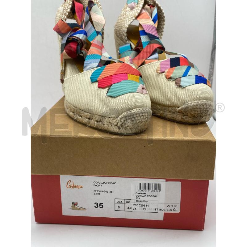 ESPADRILLAS DONNA CASTANER BEIGE  | Mercatino dell'Usato Torino c.so traiano 5