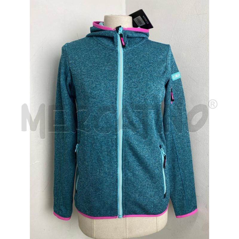FELPA DONNA CMP TECNICA AZZURRA E FUCSIA | Mercatino dell'Usato Torino c.so traiano 1