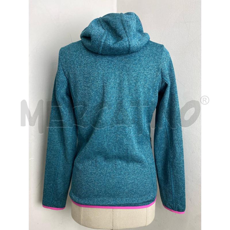 FELPA DONNA CMP TECNICA AZZURRA E FUCSIA | Mercatino dell'Usato Torino c.so traiano 2