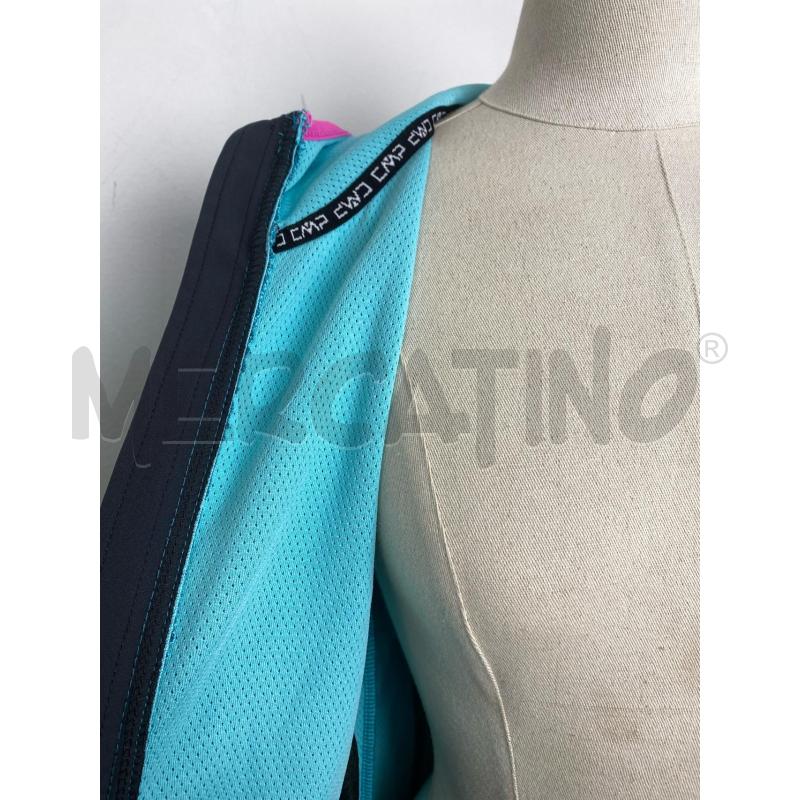 FELPA DONNA CMP TECNICA AZZURRA E FUCSIA | Mercatino dell'Usato Torino c.so traiano 4