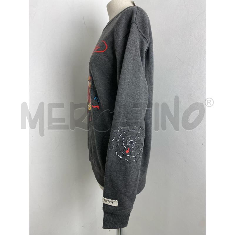 FELPA DONNA ED HARDY GRIG | Mercatino dell'Usato Torino c.so traiano 2
