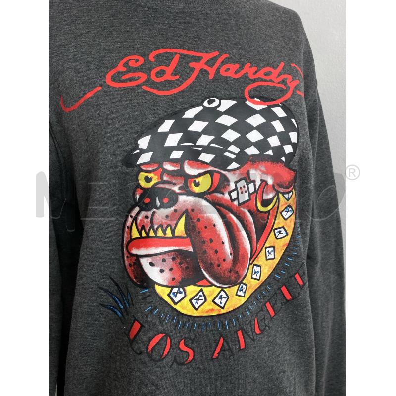 FELPA DONNA ED HARDY GRIG | Mercatino dell'Usato Torino c.so traiano 4