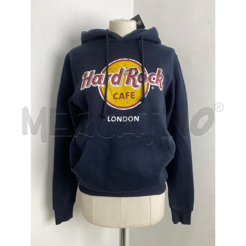 FELPA DONNA HARD ROCK CAFE NER | Mercatino dell'Usato Torino c.so traiano 1