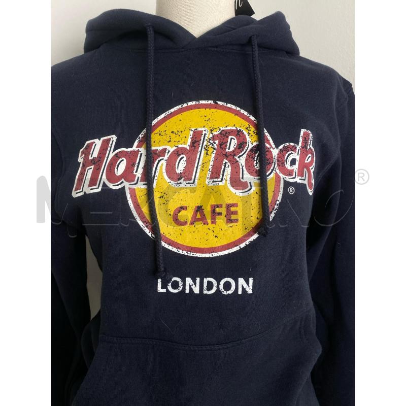 FELPA DONNA HARD ROCK CAFE NER | Mercatino dell'Usato Torino c.so traiano 3