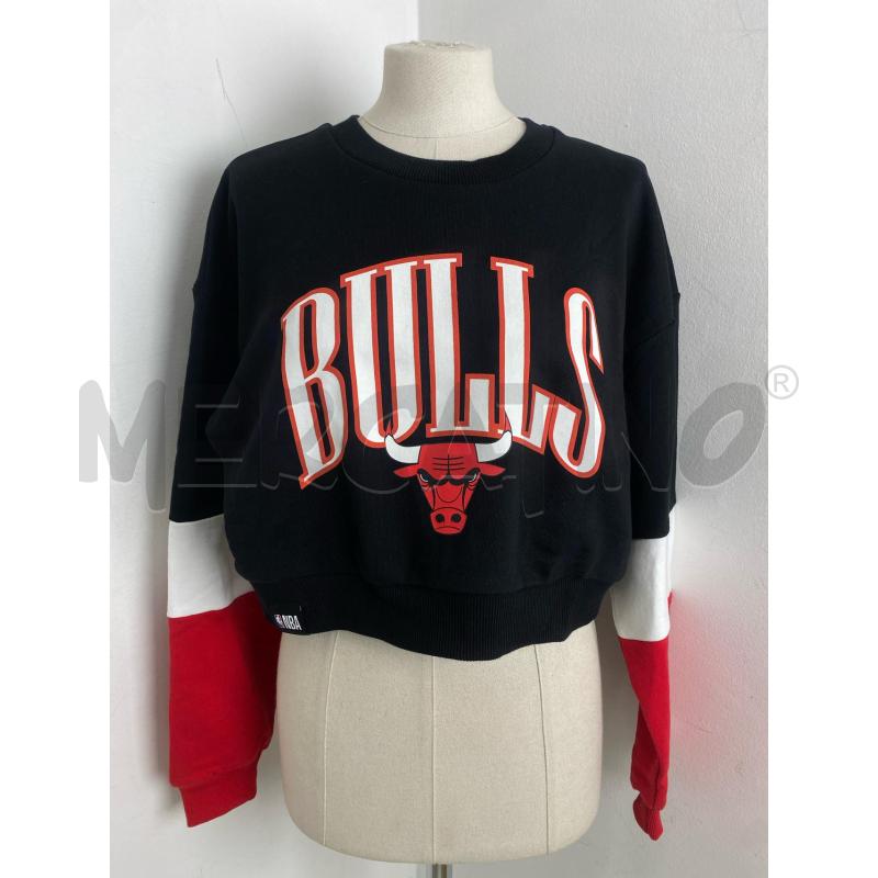FELPA DONNA NEW ERA BULLS NER ROSS BIANC | Mercatino dell'Usato Torino c.so traiano 1