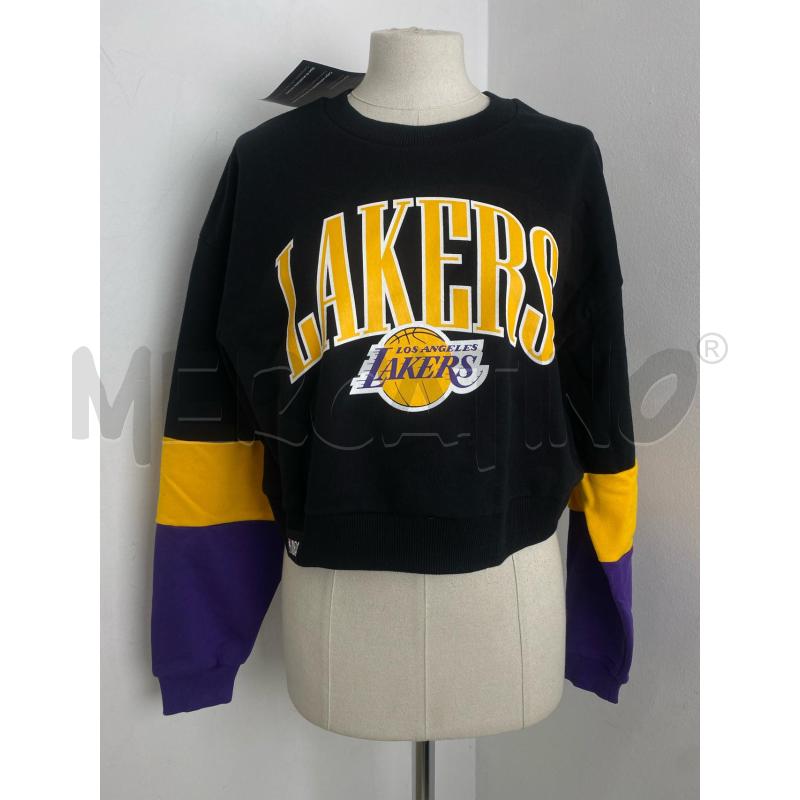 FELPA DONNA NEW ERA LAKERS NER GIALL VIOL | Mercatino dell'Usato Torino c.so traiano 1