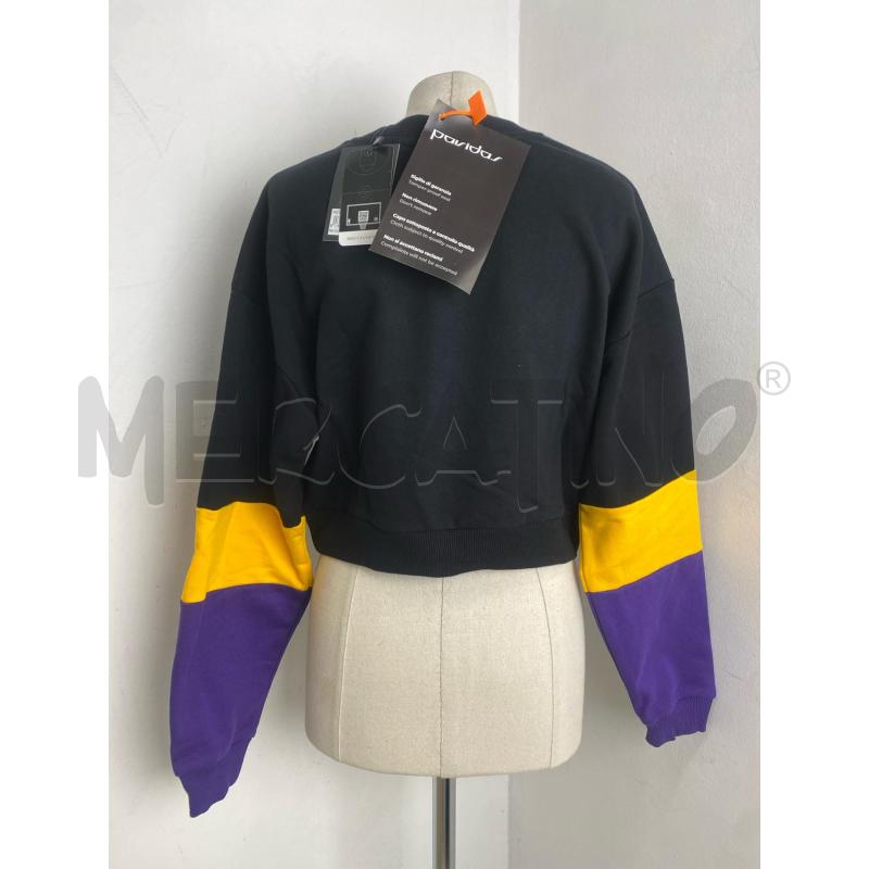 FELPA DONNA NEW ERA LAKERS NER GIALL VIOL | Mercatino dell'Usato Torino c.so traiano 3