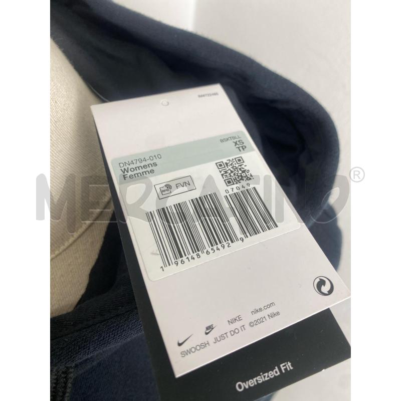 FELPA DONNA NIKE NBA NER  | Mercatino dell'Usato Torino c.so traiano 3