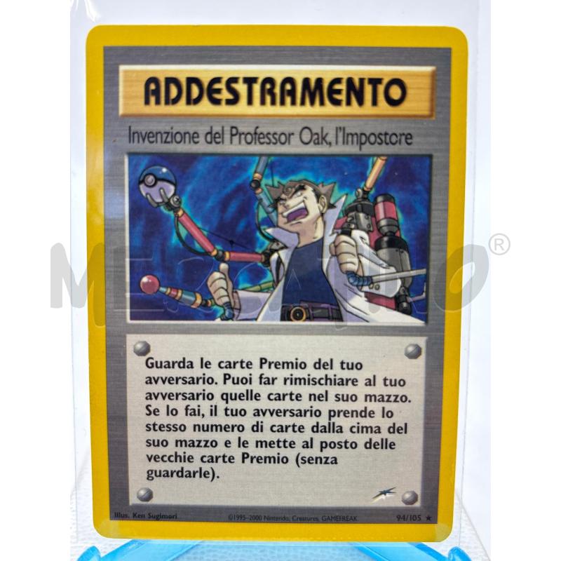 FIGURINE POKEMON INVENZIONE DEL PROFESSOR OAK, L'IMPOSTORE  | Mercatino dell'Usato Torino c.so traiano 1
