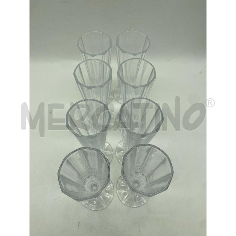 FLUTES CRISTALLO PZ. 8 VILLEROY BOCH | Mercatino dell'Usato Torino c.so traiano 2