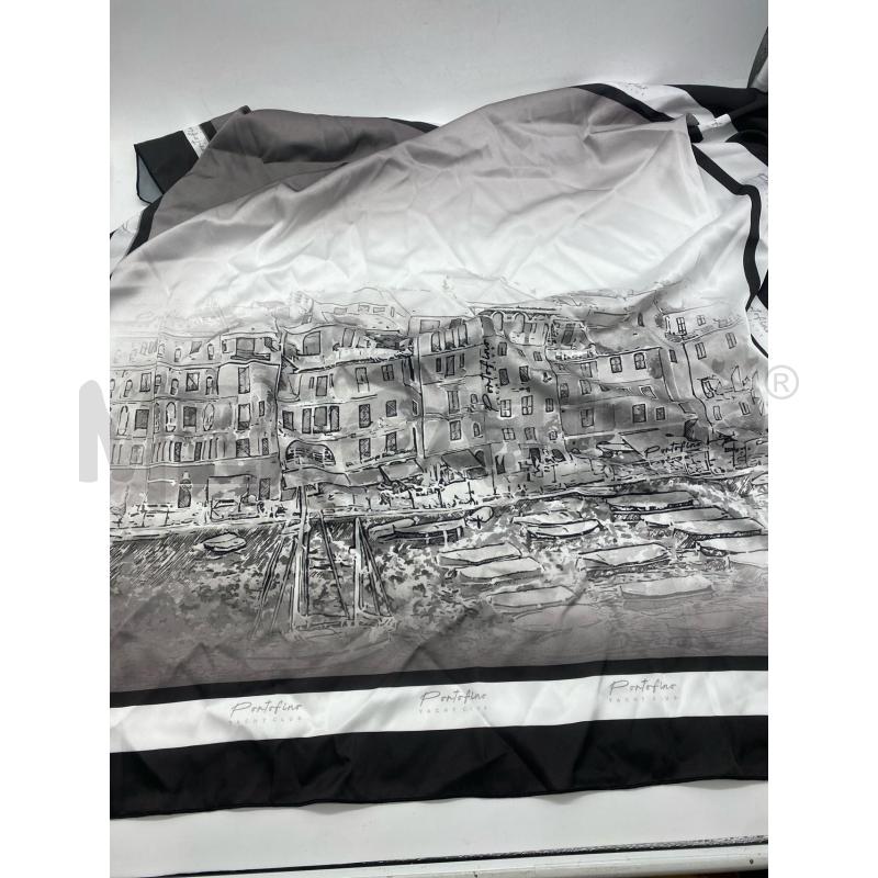 FOULARD PORTOFINO YACHTING CLUB NER  | Mercatino dell'Usato Torino c.so traiano 1